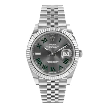 Datejust Grey Dial Wimbledon 41mm